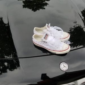 Blinging out sneakers